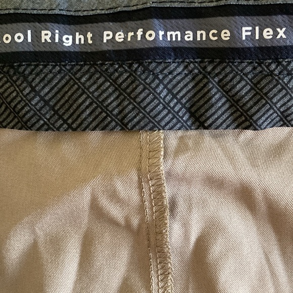 Men’s Haggar Cool Right Performance Flex tan flat front chino shorts size 52 NWT - Picture 6 of 9